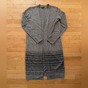 George Gray Striped Long Cardigan